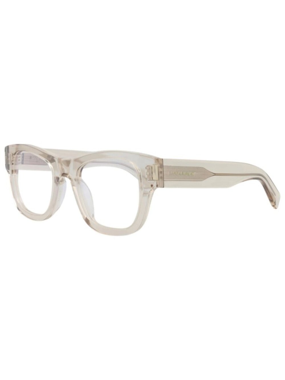 New Saint Laurent Women's Eyeglasses Square Rectangle Recycled Acetate Frame
